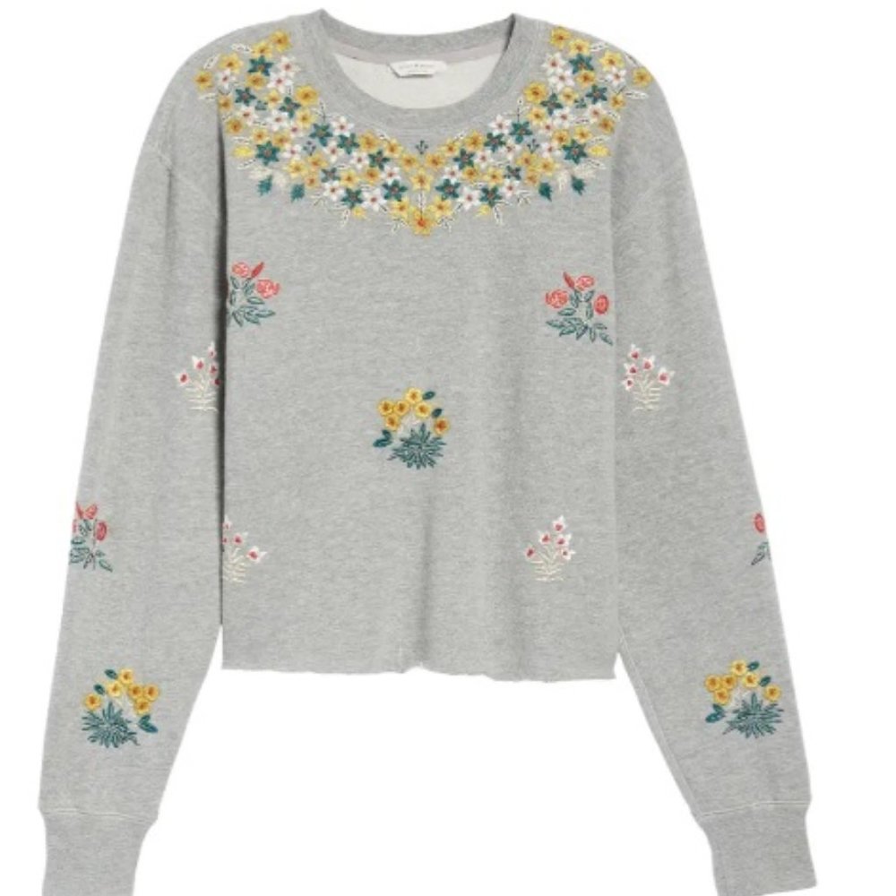 Lucky Brand Floral Gardens Sweatshirt | S